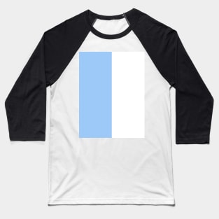 Blackburn Rovers Sky Blue and White Half design Baseball T-Shirt